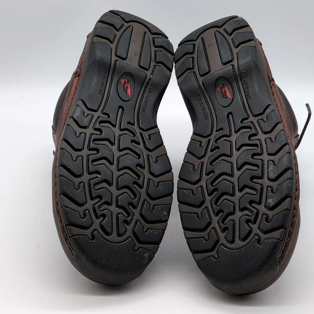 Red Wing Shoes Mens Boots Brown 8.5EE‎ Leather Work Safety Toe Ankle F2413-05